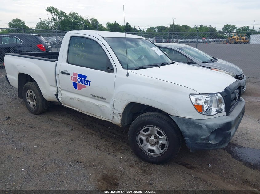 2008 Toyota Tacoma VIN 5TENX22NX8Z560786 IAAI salvage auction — RIGHT SIDE, Clear (Virginia), sold $1,300 on 2026-07-28 (photo 1)