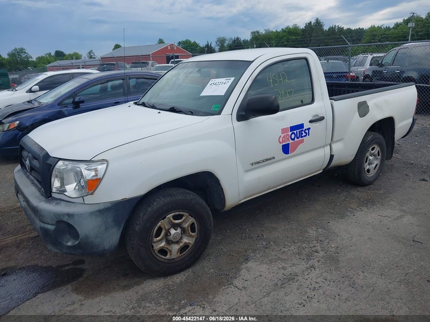 2008 Toyota Tacoma VIN 5TENX22NX8Z560786 IAAI salvage auction — RIGHT SIDE, Clear (Virginia), sold $1,300 on 2026-07-28 (photo 2)