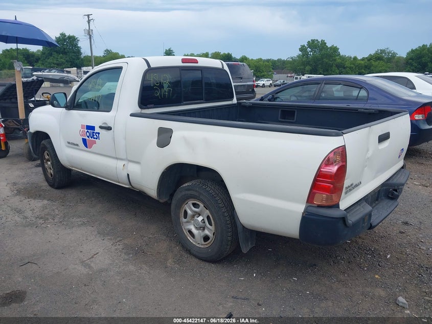2008 Toyota Tacoma VIN 5TENX22NX8Z560786 IAAI salvage auction — RIGHT SIDE, Clear (Virginia), sold $1,300 on 2026-07-28 (photo 3)