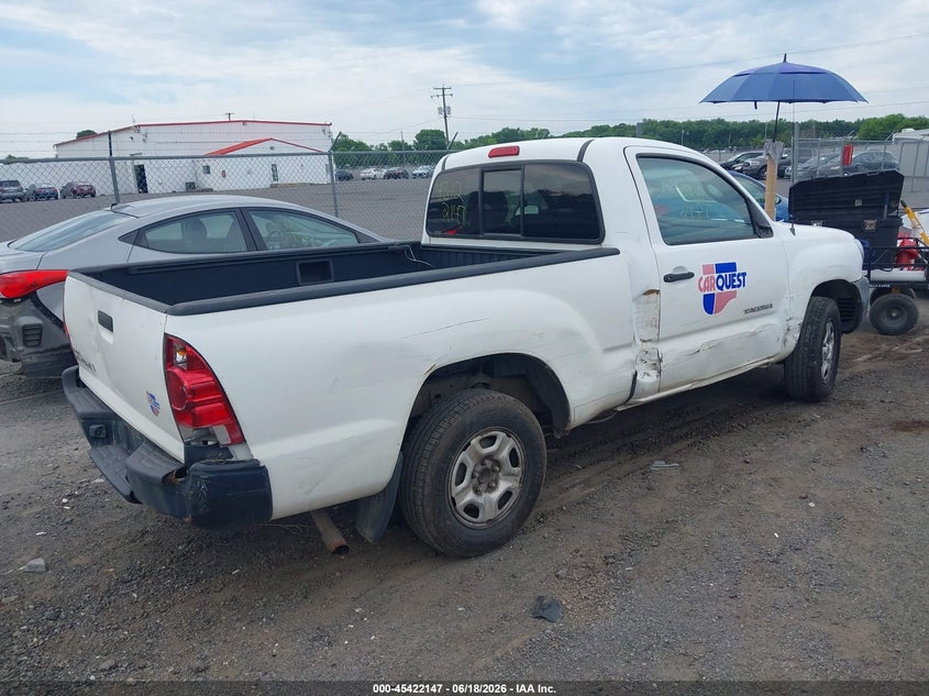 2008 Toyota Tacoma VIN 5TENX22NX8Z560786 IAAI salvage auction — RIGHT SIDE, Clear (Virginia), sold $1,300 on 2026-07-28 (photo 4)