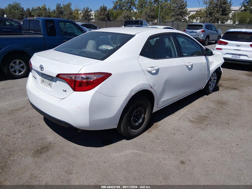2019 Toyota Corolla VIN 5YFBURHE7KP925935 IAAI salvage auction — RIGHT FRONT, Salvage (California), sold $3,000 on 2026-07-29 (photo 4)