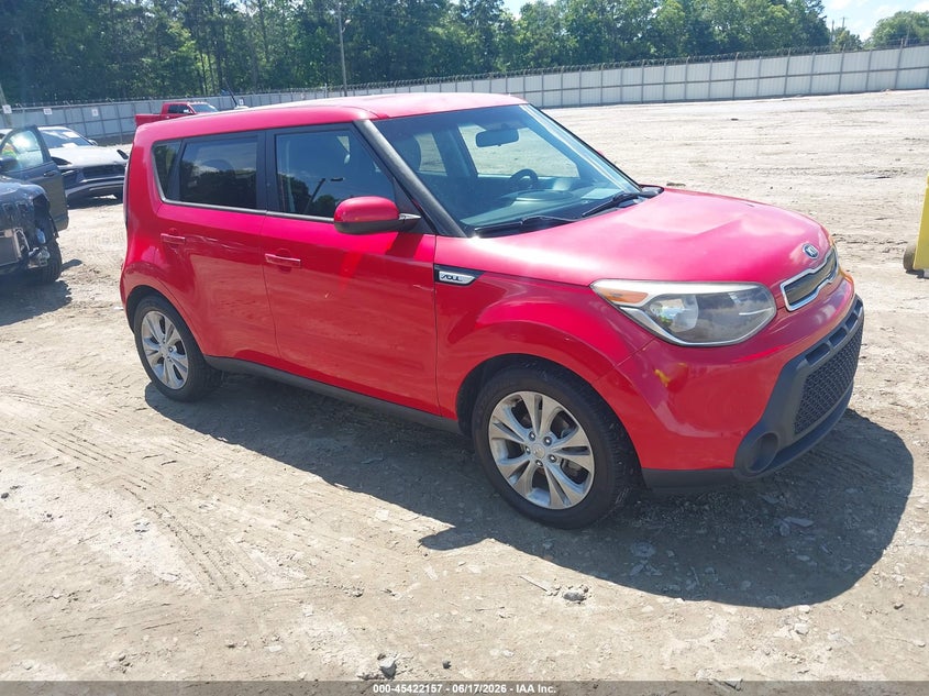 2015 Kia Soul VIN KNDJP3A53F7781513 IAAI salvage auction — NORMAL WEAR, Clear (Georgia), sold $600 on 2026-07-30 (photo 1)