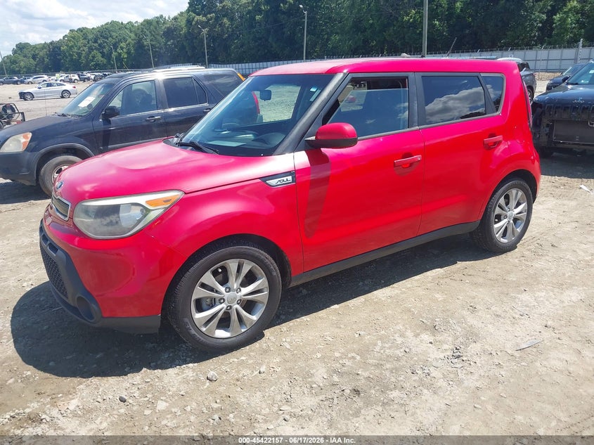 2015 Kia Soul VIN KNDJP3A53F7781513 IAAI salvage auction — NORMAL WEAR, Clear (Georgia), sold $600 on 2026-07-30 (photo 2)