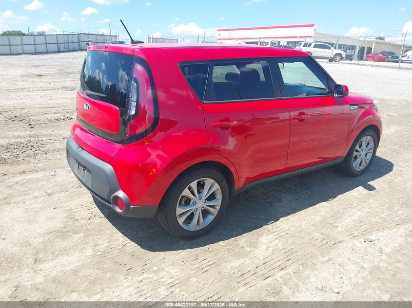 2015 Kia Soul VIN KNDJP3A53F7781513 IAAI salvage auction — NORMAL WEAR, Clear (Georgia), sold $600 on 2026-07-30 (photo 4)
