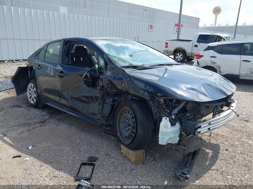 2023 Toyota Corolla VIN JTDB4MEE7PJ000980 IAAI salvage auction — RIGHT SIDE, Salvage Title, sold $2,150 on 2026-08-02 (photo 1)