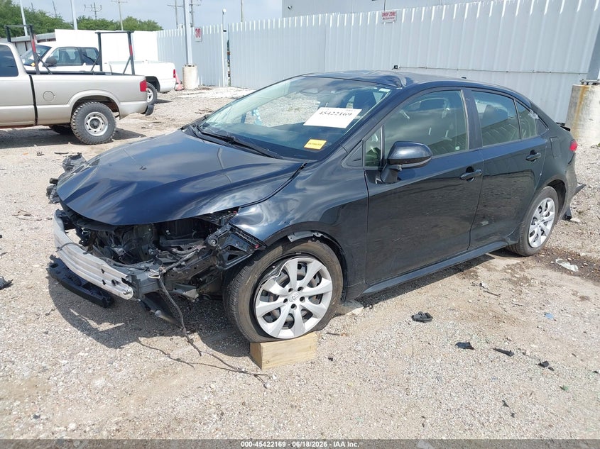 2023 Toyota Corolla VIN JTDB4MEE7PJ000980 IAAI salvage auction — RIGHT SIDE, Salvage Title, sold $2,150 on 2026-08-02 (photo 2)