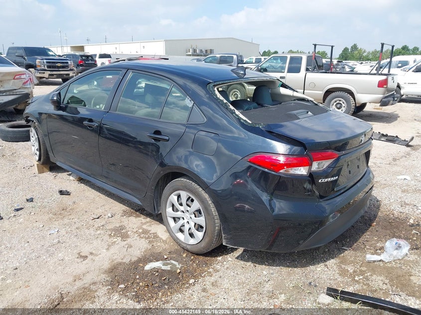 2023 Toyota Corolla VIN JTDB4MEE7PJ000980 IAAI salvage auction — RIGHT SIDE, Salvage Title, sold $2,150 on 2026-08-02 (photo 3)