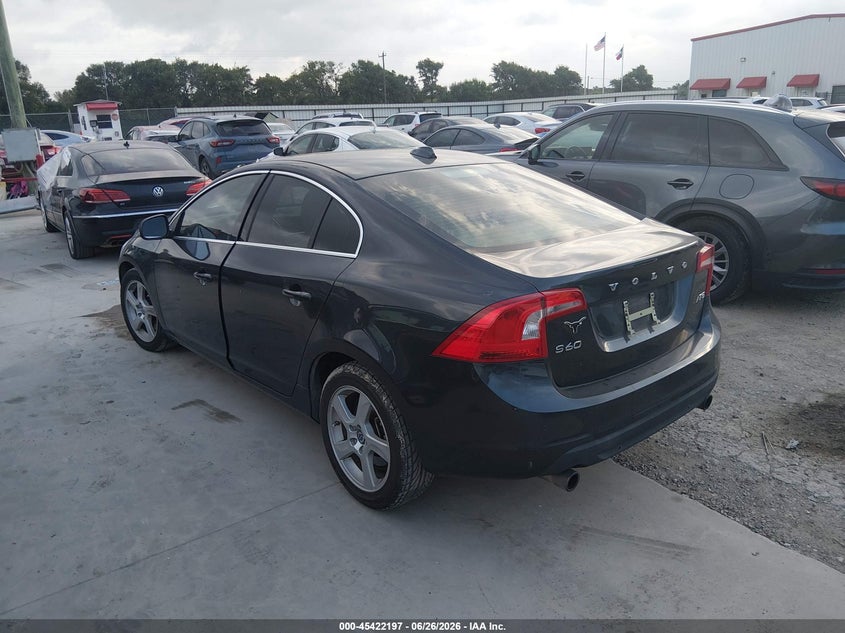 2013 Volvo S60 VIN YV1612FS7D2210174 IAAI salvage auction — HAIL, Nrc Lienholder Repossession Paperwork (Texas), sold $725 on 2026-08-04 (photo 3)