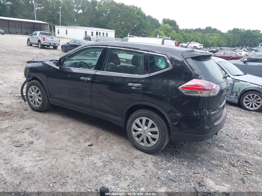 2015 Nissan Rogue VIN KNMAT2MV4FP531506 IAAI salvage auction — FRONT END, Salvage Title, sold $275 on 2026-07-24 (photo 3)