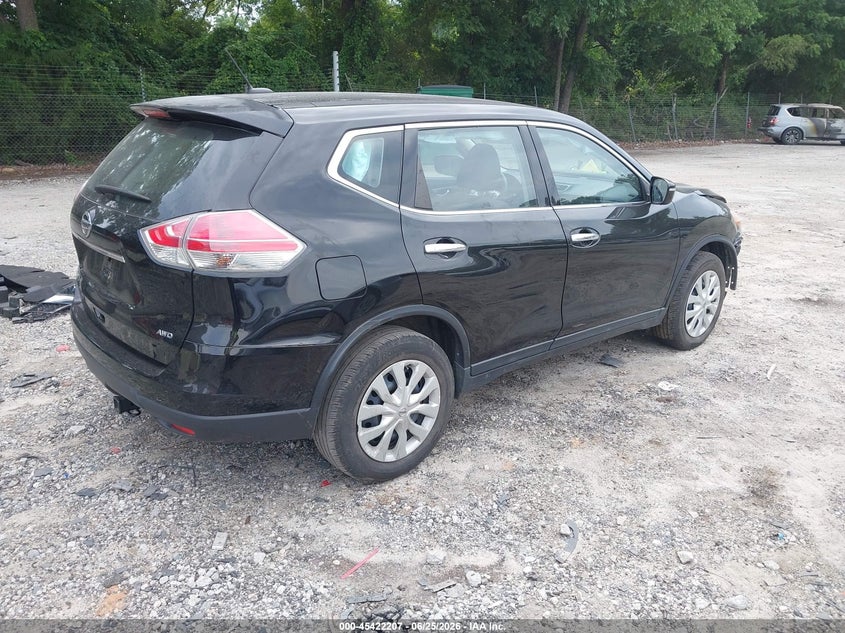 2015 Nissan Rogue VIN KNMAT2MV4FP531506 IAAI salvage auction — FRONT END, Salvage Title, sold $275 on 2026-07-24 (photo 4)