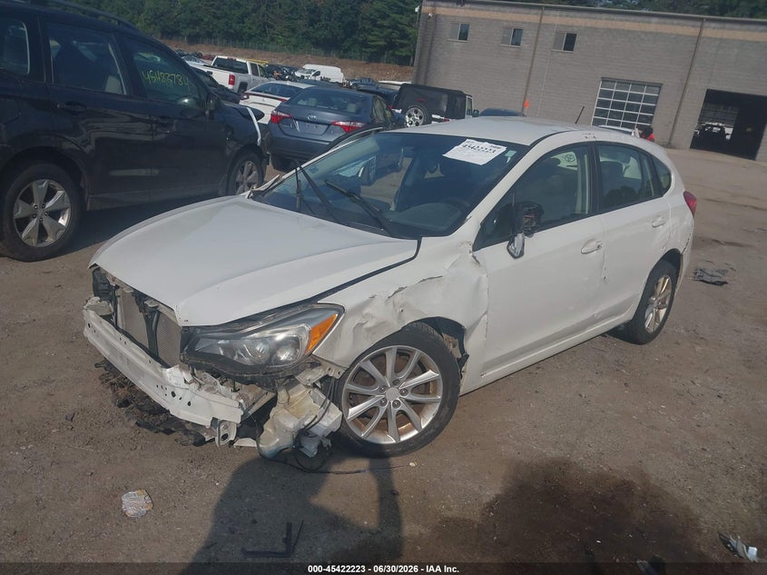 2014 Subaru Impreza VIN JF1GPAC66E8299900 IAAI salvage auction — RIGHT FRONT, Salvage (Idaho), sold $400 on 2026-07-10 (photo 2)
