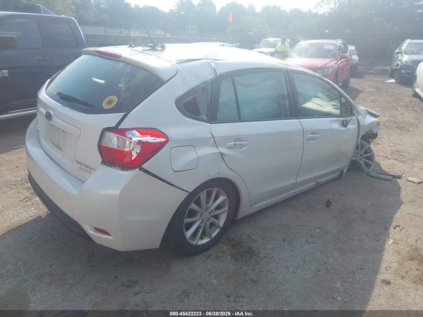 2014 Subaru Impreza VIN JF1GPAC66E8299900 IAAI salvage auction — RIGHT FRONT, Salvage (Idaho), sold $400 on 2026-07-10 (photo 4)