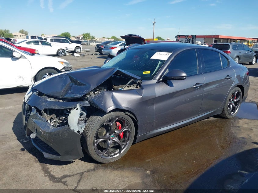 2017 Alfa romeo Giulia VIN ZARFAECN8H7549949 IAAI salvage auction — LEFT FRONT, Salvage (Arizona), sold $2,250 on 2026-07-08 (photo 2)