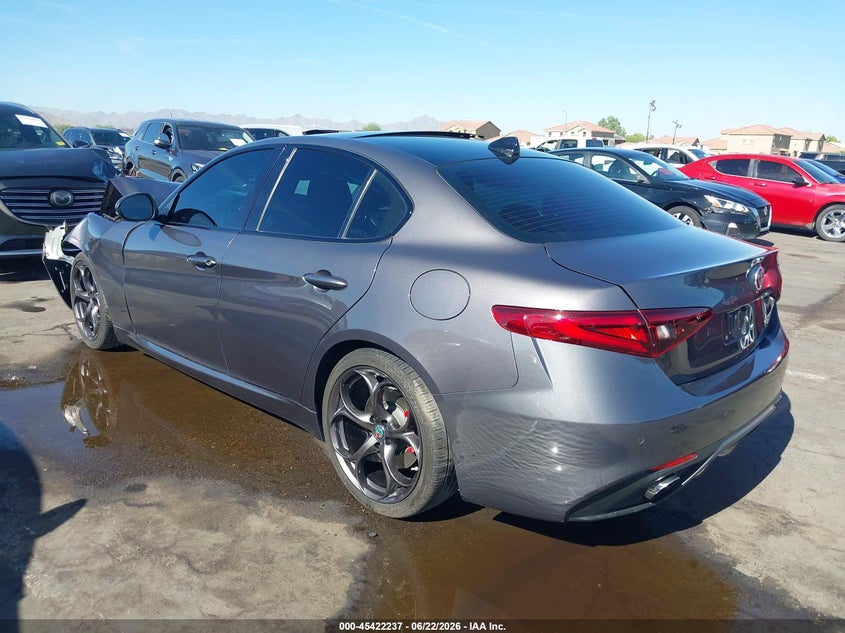 2017 Alfa romeo Giulia VIN ZARFAECN8H7549949 IAAI salvage auction — LEFT FRONT, Salvage (Arizona), sold $2,250 on 2026-07-08 (photo 3)