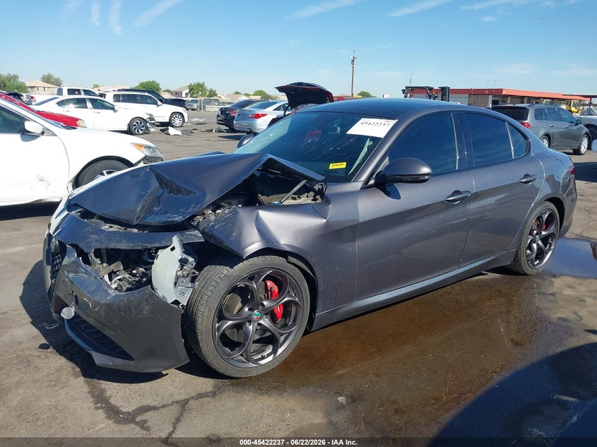 2017 Alfa romeo Giulia VIN ZARFAECN8H7549949 IAAI salvage auction — LEFT FRONT, Salvage (Arizona), sold $2,250 on 2026-07-08 (photo 6)