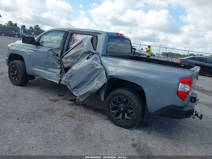 2019 Toyota Tundra VIN 5TFDW5F14KX808939 IAAI salvage auction — LEFT SIDE, Salvage Title, sold $12,550 on 2026-07-16 (photo 3)