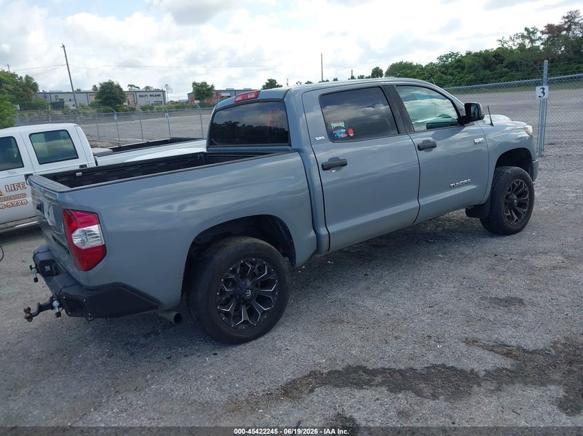 2019 Toyota Tundra VIN 5TFDW5F14KX808939 IAAI salvage auction — LEFT SIDE, Salvage Title, sold $12,550 on 2026-07-16 (photo 4)