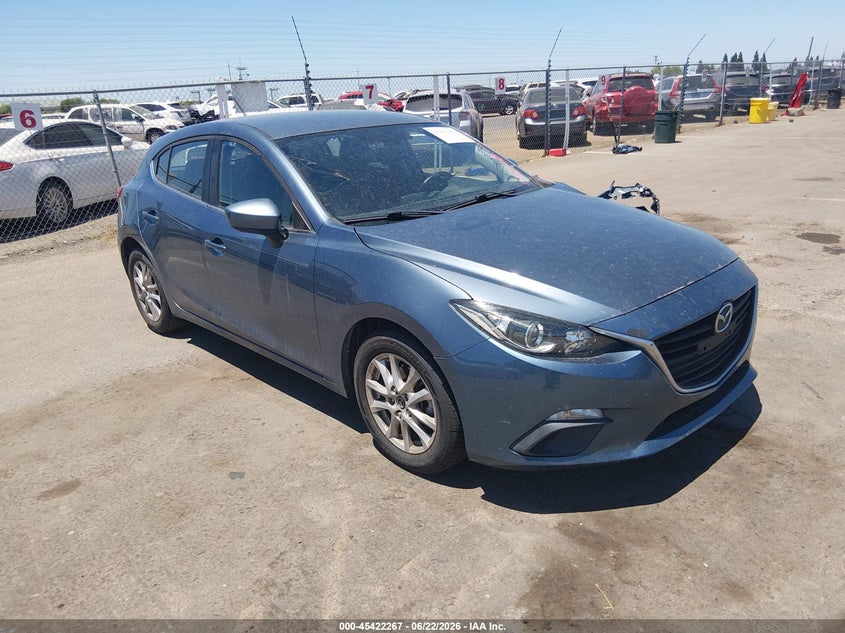 2014 Mazda VIN JM1BM1L75E1118476 IAAI salvage auction — FRONT END, Salvage (California), sold $1,600 on 2026-07-08 (photo 1)