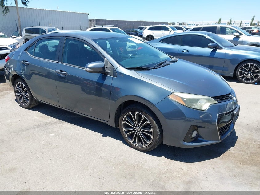 2014 Toyota Corolla VIN 5YFBURHE3EP064368 IAAI salvage auction — REAR END, Salvage (California), sold $3,100 on 2026-07-20 (photo 1)