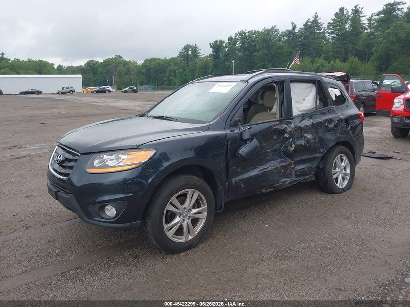 2011 Hyundai Santa fe VIN 5XYZKDAG5BG089128 IAAI salvage auction — FRONT END, Clear (Massachusetts), sold $725 on 2026-07-10 (photo 2)