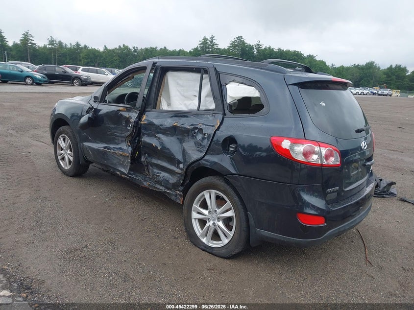 2011 Hyundai Santa fe VIN 5XYZKDAG5BG089128 IAAI salvage auction — FRONT END, Clear (Massachusetts), sold $725 on 2026-07-10 (photo 3)