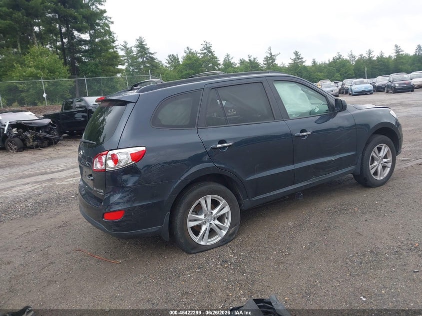 2011 Hyundai Santa fe VIN 5XYZKDAG5BG089128 IAAI salvage auction — FRONT END, Clear (Massachusetts), sold $725 on 2026-07-10 (photo 4)