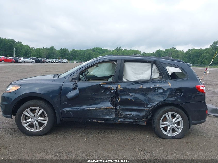 2011 Hyundai Santa fe VIN 5XYZKDAG5BG089128 IAAI salvage auction — FRONT END, Clear (Massachusetts), sold $725 on 2026-07-10 (photo 6)