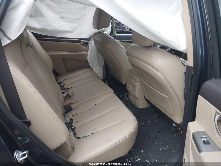 2011 Hyundai Santa fe VIN 5XYZKDAG5BG089128 IAAI salvage auction — FRONT END, Clear (Massachusetts), sold $725 on 2026-07-10 (photo 8)