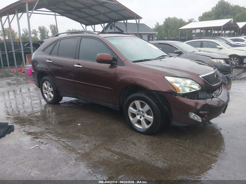 2009 Lexus Rx VIN JTJHK31U892057366 IAAI salvage auction — FRONT END, Salvage - Greater Than 75% (Maryland), sold $1,450 on 2026-08-01 (photo 1)
