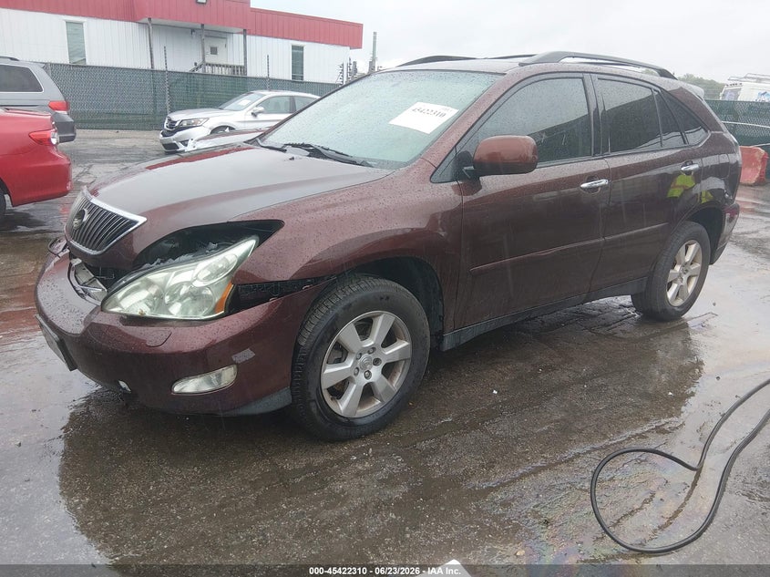 2009 Lexus Rx VIN JTJHK31U892057366 IAAI salvage auction — FRONT END, Salvage - Greater Than 75% (Maryland), sold $1,450 on 2026-08-01 (photo 2)