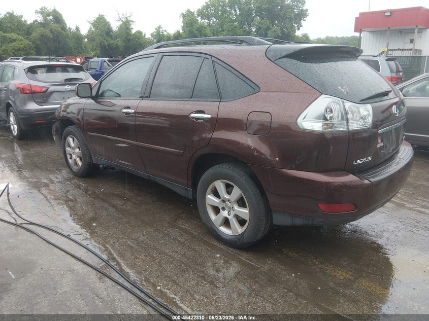 2009 Lexus Rx VIN JTJHK31U892057366 IAAI salvage auction — FRONT END, Salvage - Greater Than 75% (Maryland), sold $1,450 on 2026-08-01 (photo 3)