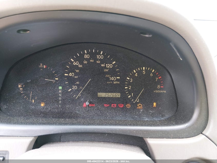 2000 Lexus Rx 300 VIN JT6HF10U0Y0116327 IAAI salvage auction — REAR END, Salvage (North Carolina), sold $425 on 2026-07-09 (photo 7)