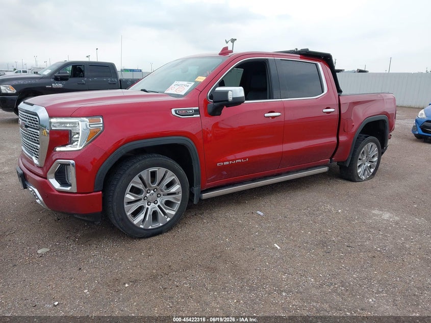 2022 Gmc SIERRA VIN 1GTU9FEL9NZ190073 IAAI salvage auction — REAR END, Salvage Title, sold $14,900 on 2026-09-29 (photo 2)