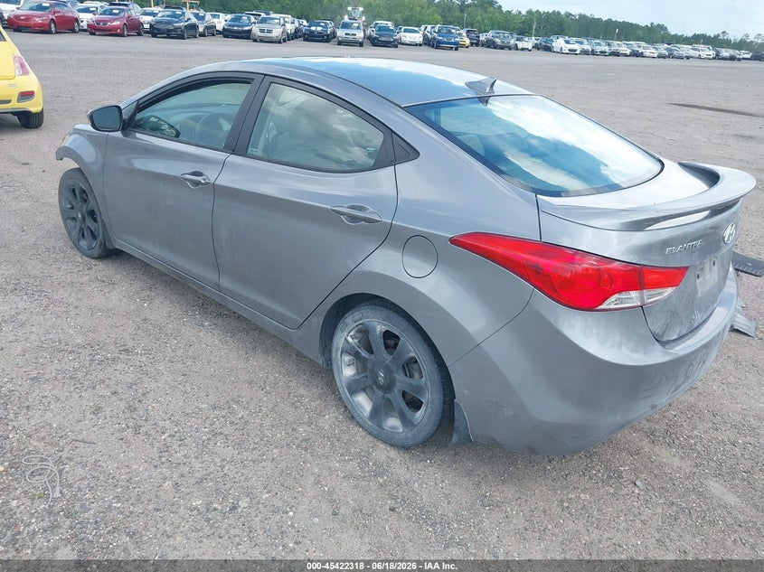 2013 Hyundai Elantra VIN KMHDH4AE4DU889469 IAAI salvage auction — UNKNOWN, Rebuildable (Florida), sold $1,225 on 2026-07-07 (photo 3)