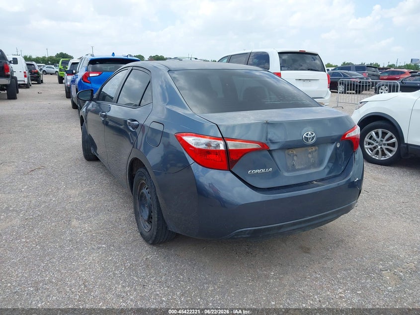 2015 Toyota Corolla VIN 5YFBURHE9FP227199 IAAI salvage auction — NORMAL WEAR, Original (Texas), sold $2,200 on 2026-07-15 (photo 3)