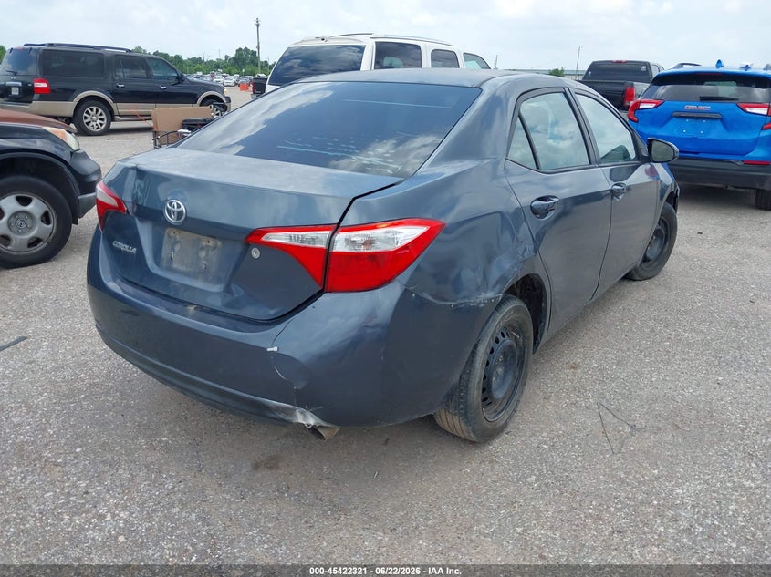2015 Toyota Corolla VIN 5YFBURHE9FP227199 IAAI salvage auction — NORMAL WEAR, Original (Texas), sold $2,200 on 2026-07-15 (photo 4)