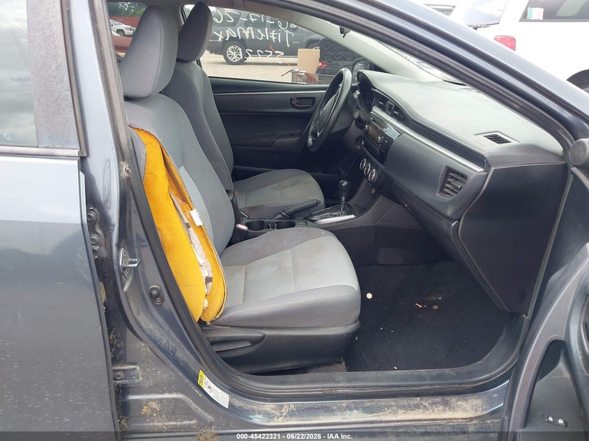2015 Toyota Corolla VIN 5YFBURHE9FP227199 IAAI salvage auction — NORMAL WEAR, Original (Texas), sold $2,200 on 2026-07-15 (photo 5)