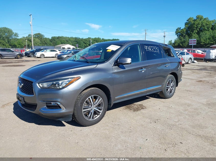 2020 Infiniti Qx60 VIN 5N1DL0MM7LC544757 IAAI salvage auction — LEFT SIDE, Salvage Title, sold $7,100 on 2026-08-18 (photo 2)