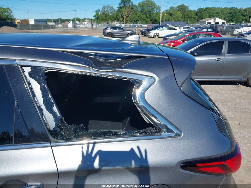 2020 Infiniti Qx60 VIN 5N1DL0MM7LC544757 IAAI salvage auction — LEFT SIDE, Salvage Title, sold $7,100 on 2026-08-18 (photo 6)