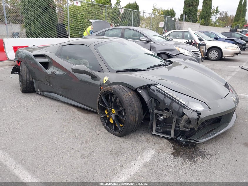 2016 Ferrari 488 SPIDER VIN ZFF80AMA9G0219210 — IAAI salvage auction photo