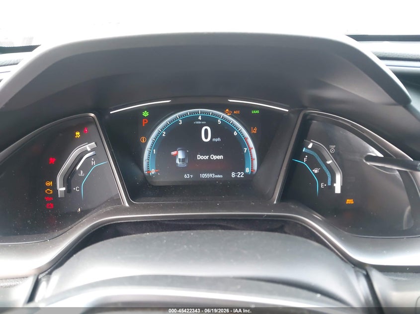 2021 Honda Civic VIN SHHFK7H66MU421197 IAAI salvage auction — FRONT END, Salvage Title, sold $3,350 on 2026-07-29 (photo 7)