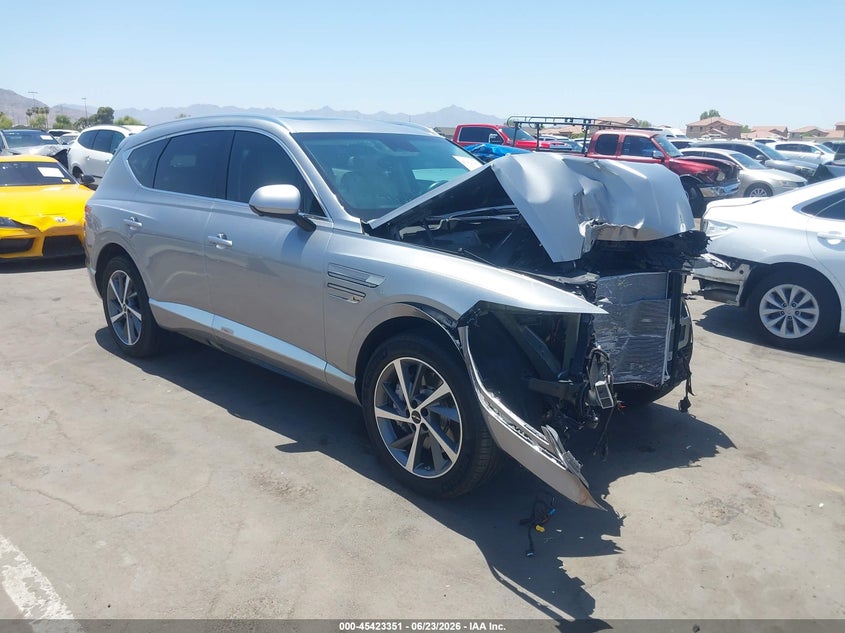2025 Genesis Gv80 VIN KMUHBESB6SU228036 IAAI salvage auction — FRONT END, Salvage (Arizona), sold $12,200 on 2026-07-28 (photo 1)