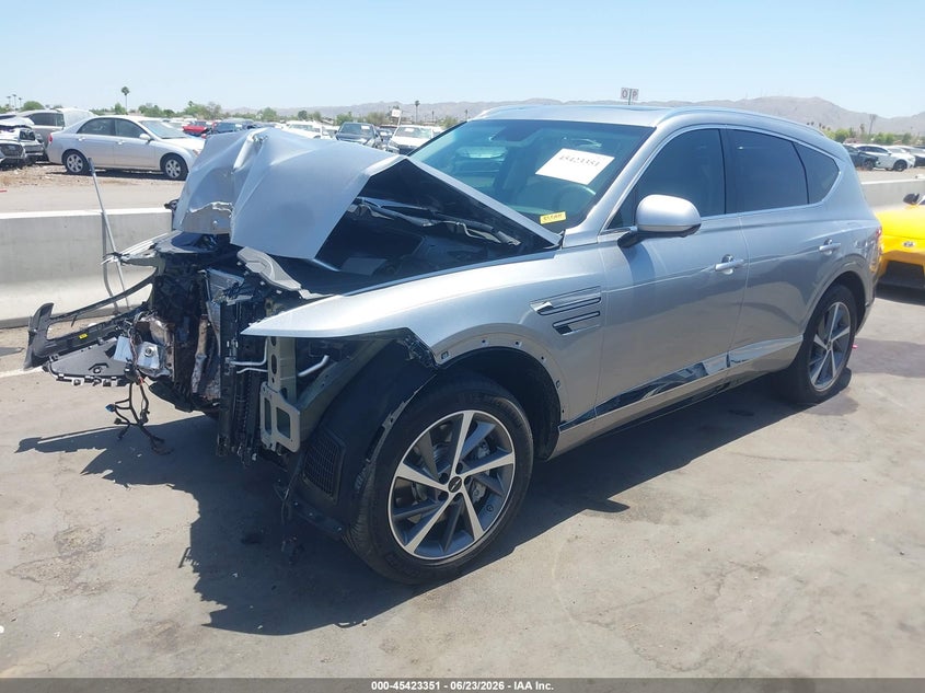 2025 Genesis Gv80 VIN KMUHBESB6SU228036 IAAI salvage auction — FRONT END, Salvage (Arizona), sold $12,200 on 2026-07-28 (photo 2)