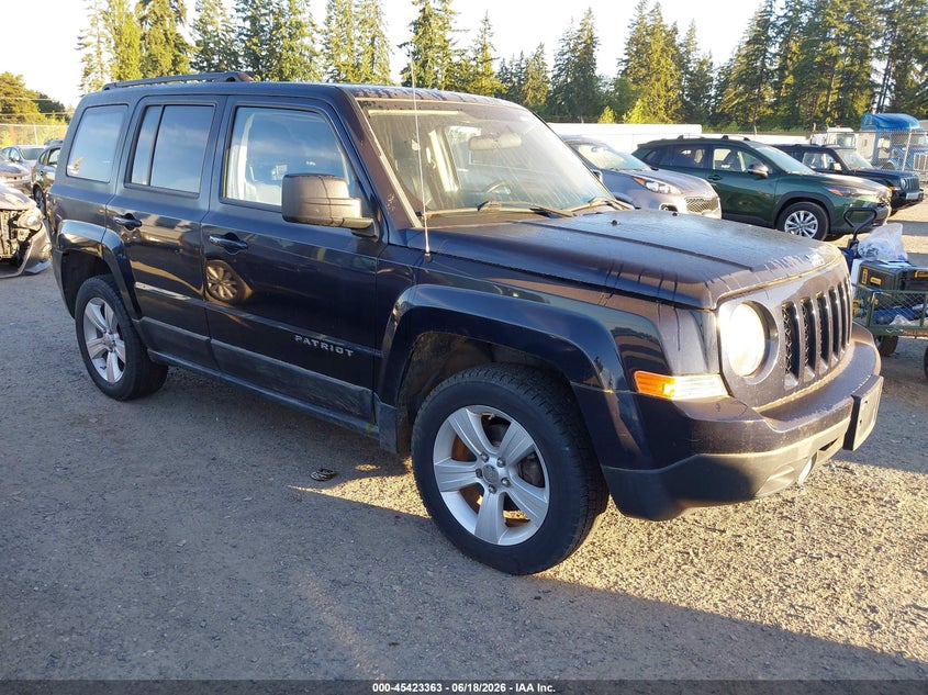 2011 Jeep Patriot VIN 1J4NF1GB4BD102005 IAAI salvage auction — NORMAL WEAR, Clear (Washington), sold $375 on 2026-07-08 (photo 1)