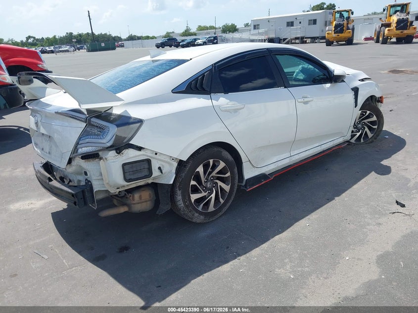 2018 Honda Civic VIN 19XFC2F72JE015061 IAAI salvage auction — FRONT END, Rebuildable (Florida), sold $1,500 on 2026-08-03 (photo 4)