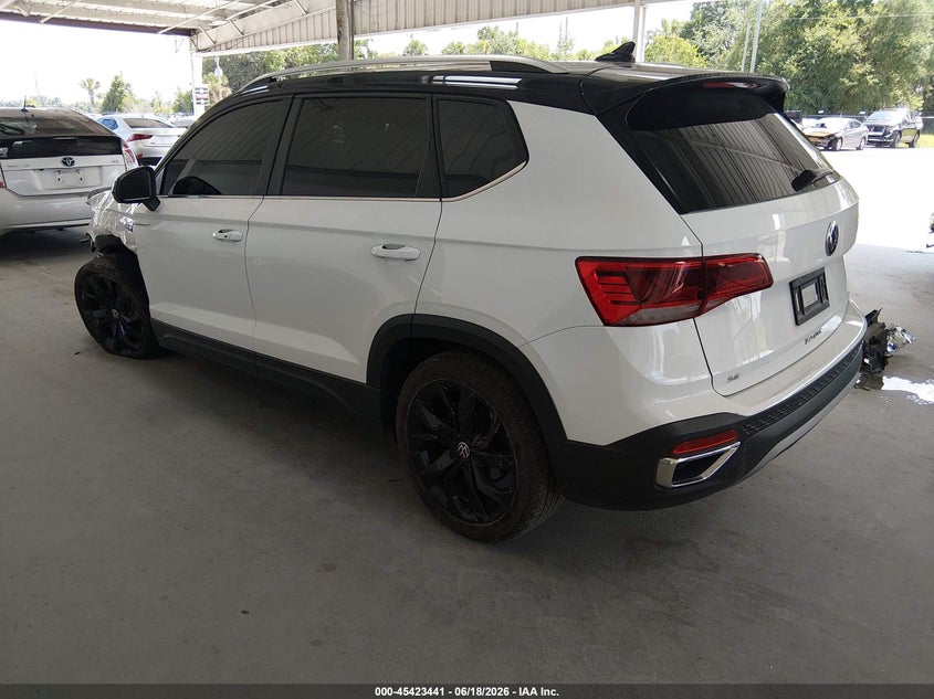 2023 Volkswagen Taos VIN 3VVEX7B21PM373940 IAAI salvage auction — LEFT FRONT, Rebuildable (Florida), sold $4,650 on 2026-07-11 (photo 3)