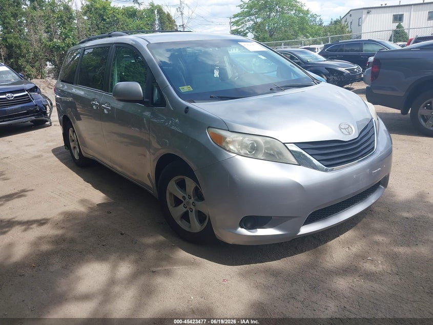 2011 Toyota Sienna VIN 5TDKK3DC6BS160747 IAAI salvage auction — SUSPENSION, Salvage (Rhode Island), sold $1,750 on 2026-07-28 (photo 1)