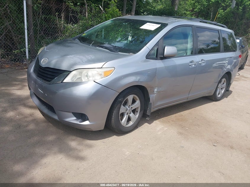 2011 Toyota Sienna VIN 5TDKK3DC6BS160747 IAAI salvage auction — SUSPENSION, Salvage (Rhode Island), sold $1,750 on 2026-07-28 (photo 2)
