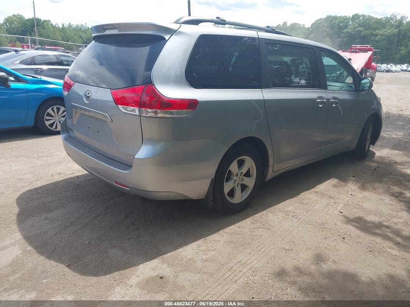 2011 Toyota Sienna VIN 5TDKK3DC6BS160747 IAAI salvage auction — SUSPENSION, Salvage (Rhode Island), sold $1,750 on 2026-07-28 (photo 4)