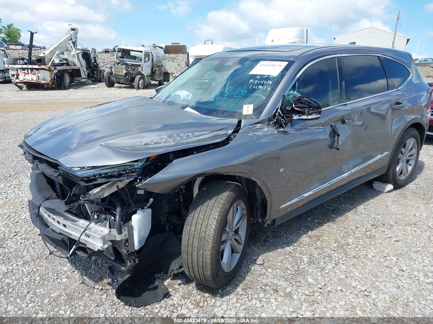 2025 Acura Mdx VIN 5J8YD9H36SL002901 IAAI salvage auction — LEFT & RIGHT, Salvage Title, sold $7,450 on 2026-07-23 (photo 2)